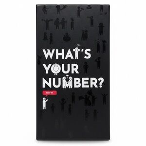 NEW Player Ten What's Your Number? NSFW Adult Black Board Partygame Size 4 Inch